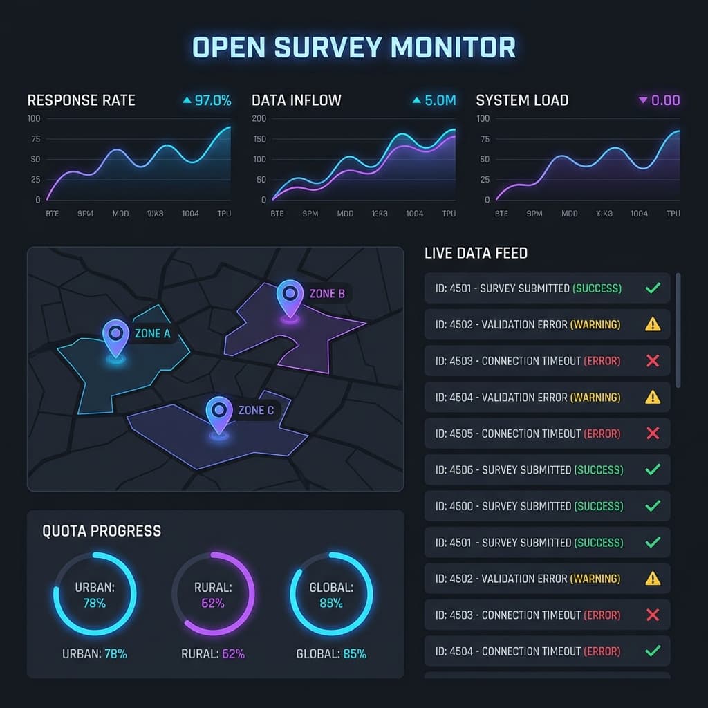 Open Survey Monitor Dashboard